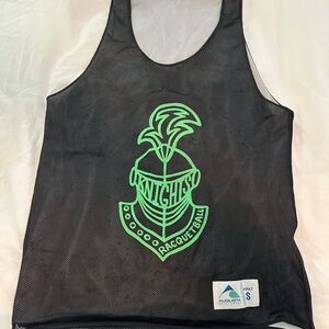 Augusta Sportswear Black Tank Top with Green Graphic